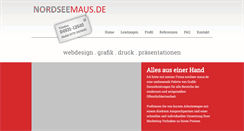 Desktop Screenshot of nordseemaus.de